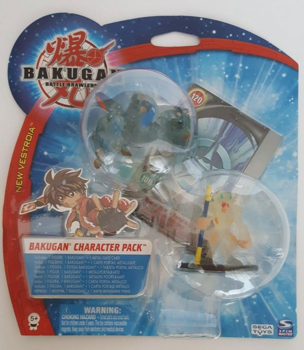 Bakugan Yeni Vestroia 2 li Karakter Paketi Orijinal Figür ve Kart Birlikte