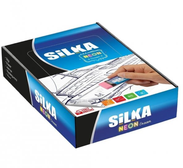 Silka Öğrenci Silgisi Neon 20 Lİ Art.2