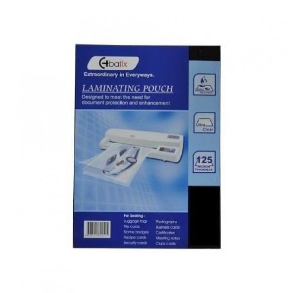 Bafix Laminasyon Filmi A3 125 MIC 303-426