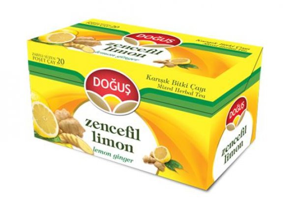 Doğuş Zencefil Limon Bitki Çayı 20x2 gr