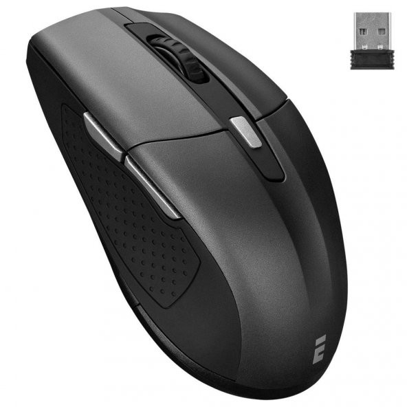 Everest SM-861 Usb Siyah 800/1200/1600dpi Süper Sessiz Kablosuz Mouse