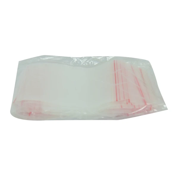 Kilitli Naylon Torba Poşet 10X12 Cm Şeffaf 100 Adet 1 Paket ürün görseli 1