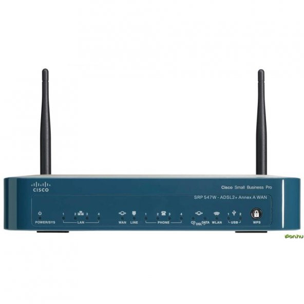 Cisco Small Business Pro SRP547W-E-K9 V03 ADSL2 +Annex a Wan Wireless-n Modem Router