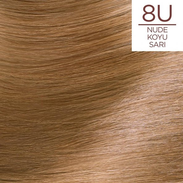 Loreal Excellence Creme Saç Boyası Nude Renkler  8u Nude Koyu Sarı - 2