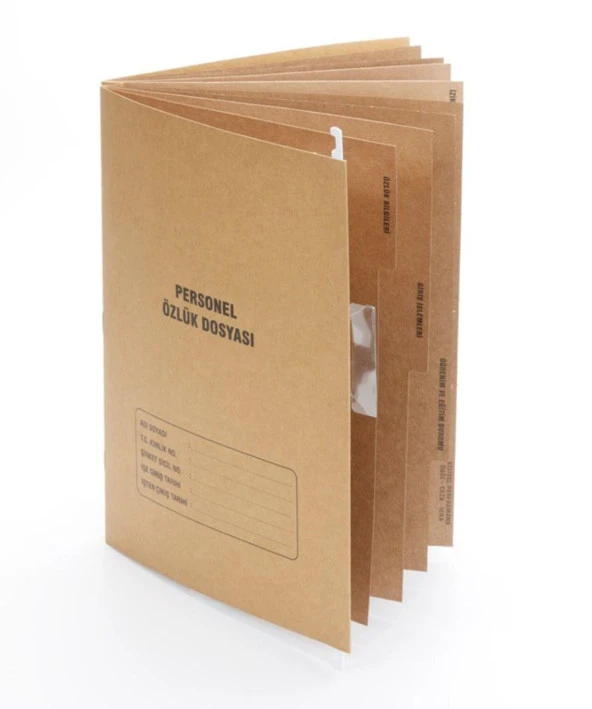 Metal Askılı Personel Özlük Dosyası 8 Yapraklı 50 Li Paket - 2