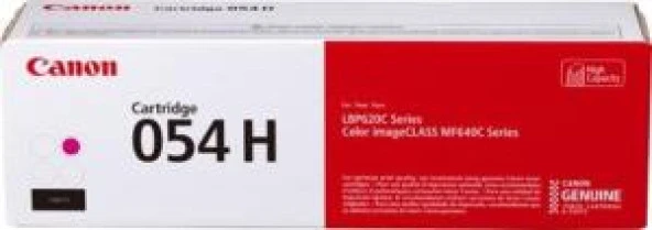 Canon CRG-054H M Magenta Kırmızı Yüksek Kapasiteli Toner MF645 - 1