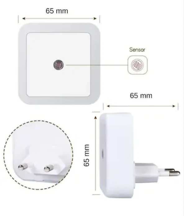 CATA CT 9500 Fotoselli Gece Lambası Pembe - 2