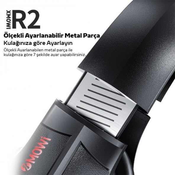 XMOWi R2 Gaming Mikrofonlu RGB Oyuncu Kulaklılığı Gurultu Engelleyici Kulaklik - 4