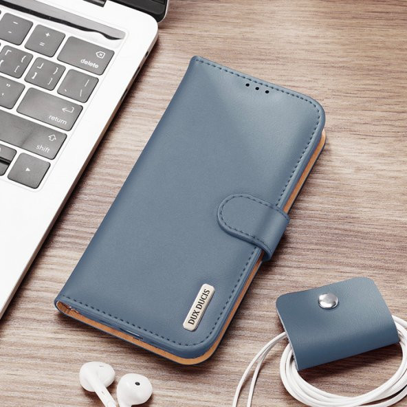 Dux Ducis iPhone 13 Pro Max Kılıf Mıknatıslı Cüzdanlı Deri Kılıf Hivo Series - 6