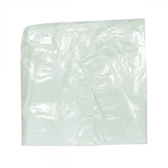 Ekonomik Orta Boy Atlet Hışır Poşet 43X25 Cm İnce Beyaz 250 Adet 1 Paket - 4