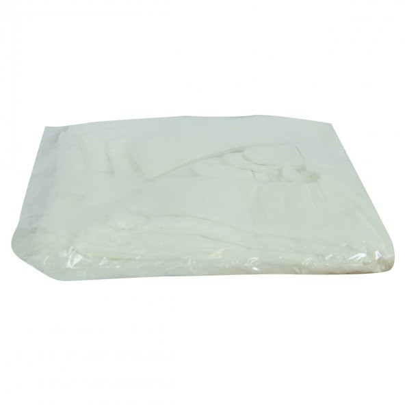 LokmanAVM Ekonomik Küçük Boy Atlet Hışır Poşet 38X22 Cm İnce Beyaz 250 Adet 1 Paket - 3