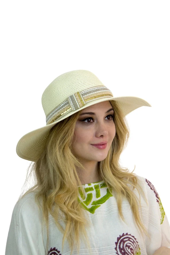 Kadın Hasır Şapka 1442 - 3