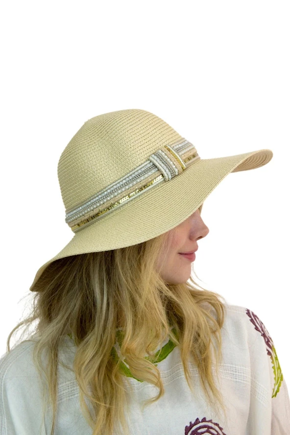 Kadın Hasır Şapka 1442 - 6