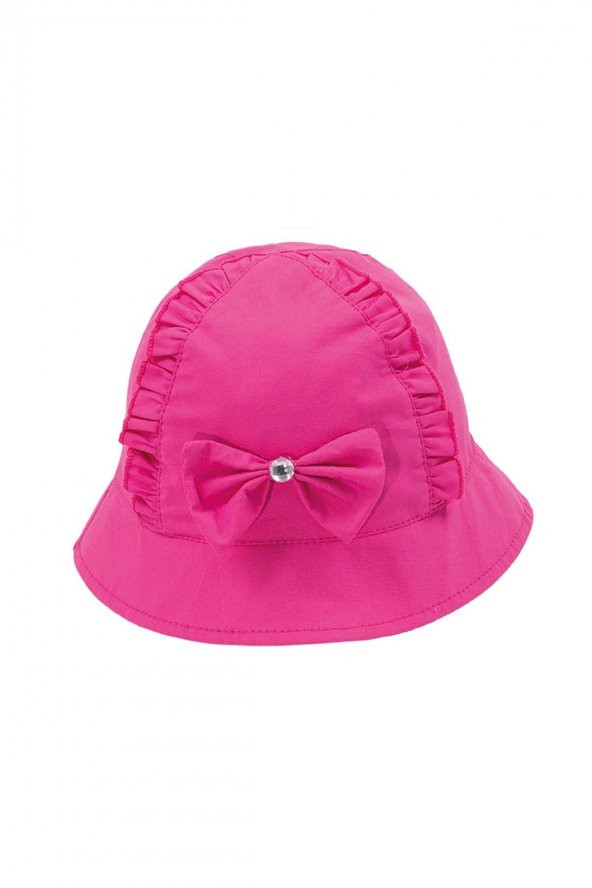Fiyonklu Kız Çocuk Bermuda Şapka 7091