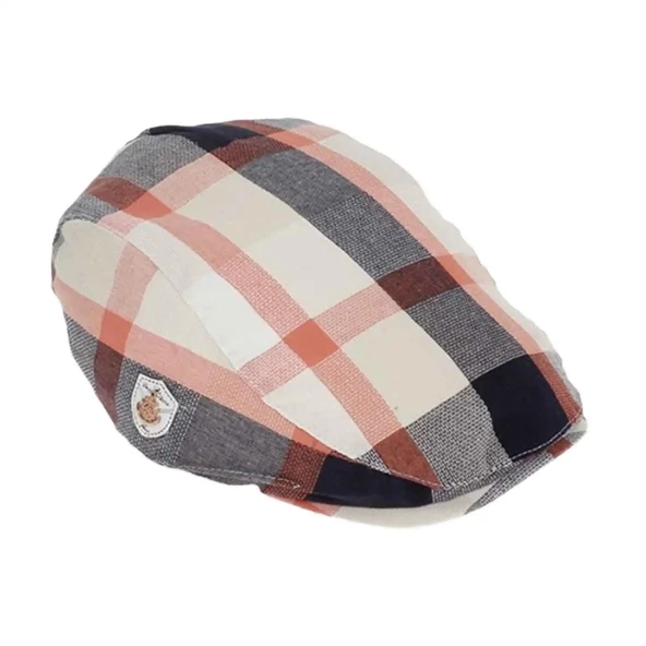 Erkek Yazlık Ekose Kasket 1033 - Resim 3