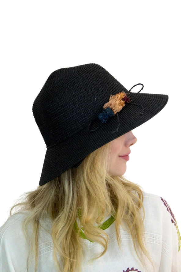 Kadın Hasır Şapka 3851 - 9