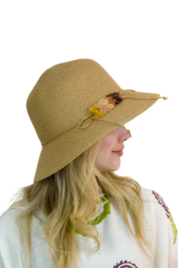 Kadın Hasır Şapka 3851 - 11