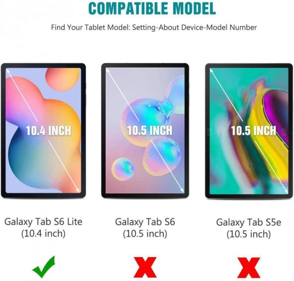 Samsung Galaxy Tab S6 Lite P610 Kılıf Zore Süper Silikon + Nano Cam Ekran Koruyucu - 8