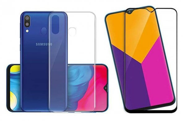 Samsung Galaxy A30 Zore Süper Silikon Kılıf +6D Kaplayan Nano Cam