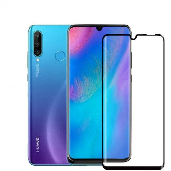 Huawei P30 Lite Kılıf Şeffaf Süper Silikon Kılıf + 6D Nano Cam - 8