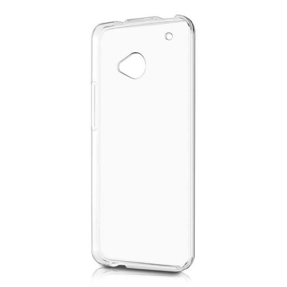 HTC One M7 Kılıf Şeffaf Süper Silikon Kamera Korumalı - 4