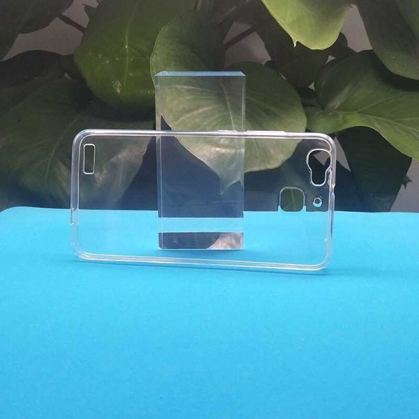 Huawei GR3 Kılıf Şeffaf Süper Silikon Kamera Korumalı - 8