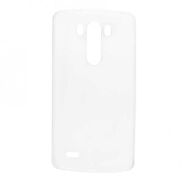 LG G3 Kılıf Şeffaf Süper Silikon Kamera Korumalı - 2