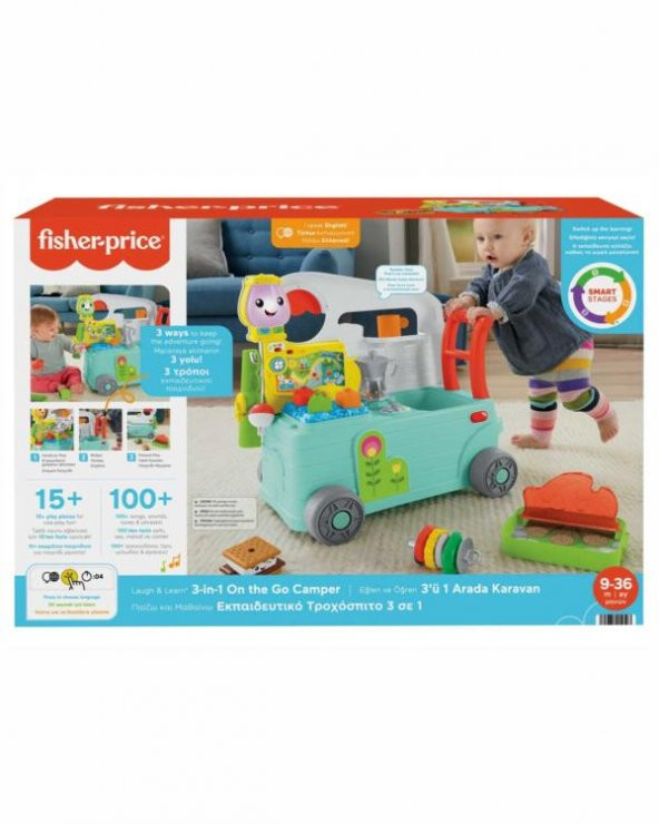 Fisher Price Eğlen ve Öğren 3ü 1 Arada Karavan HCK81