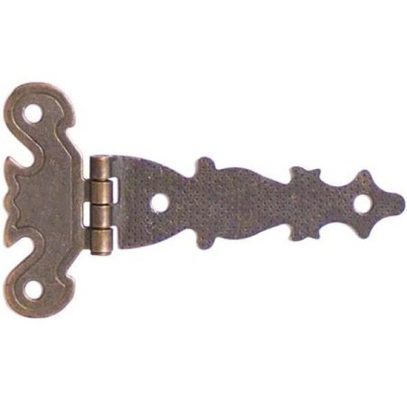 Kelebek Menteşe Metal Tek Kuyruk Bakır (2 Adet)