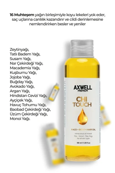 Chi Touch Çok Amaçlı Mucizevi Bakım Yağı (Yüz-Vücut-Saç) 100ML - 4