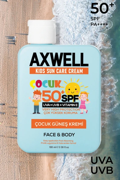 Kids Sun Cream Çocuk Güneş Kremi Çok Yüksek Koruma + Vitamin E SPF 50+ 100ml - 5