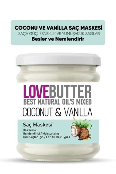 Tüm Saçlar İçin Coconut&Vanilya Nemlendirici Saç Maskesi 190ml - 2