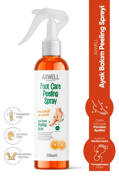 Axwell Premium Portakal Aromalı Ayak Bakım Peeling Spreyi 250ml