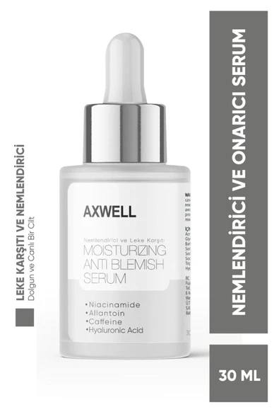 AXWELL Premium Tüm Cilt Tipleri Için Yoğun Nemlendirici Bakım Serumu (HYALURONİC ACİD 2 B5)