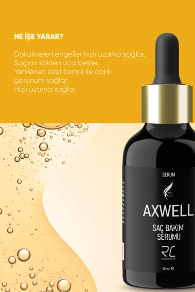 AXWELL SAÇ DÖKÜLMELERİNE KARŞI ONARICI BAKIM SERUMU 50ml - 2