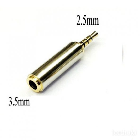 2.5 mm to 3.5 mm 4 Boğumlu Kaliteli Kulaklık Çevirici