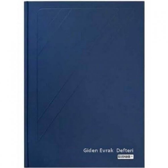 BAYINDIR GIDEN EVRAK DEFTER CILTLI 24x34 72 YP.