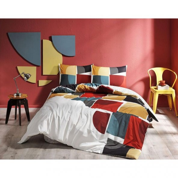 Taç Leo Tek Kişilik Nevresim Takımı Hardal - Resim 2