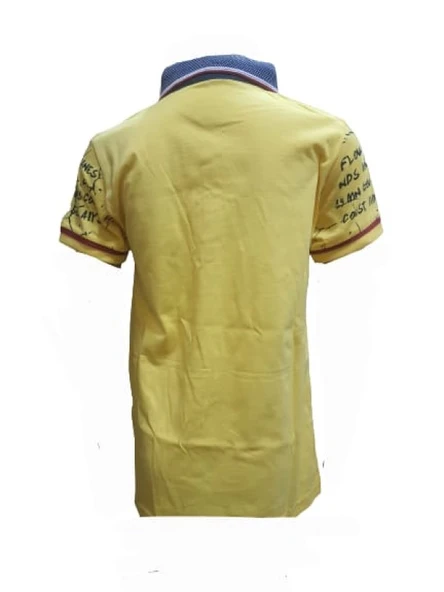 Petitox Çocuk Erkek Polo Yaka Baskılı T-shirt 4023 - 2