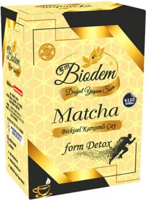 Matchalı Bitkisel Form Detox Çayı