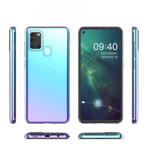 One Plus Nord N10 5G Kılıf Şeffaf Süper Silikon Kamera Korumalı - 5