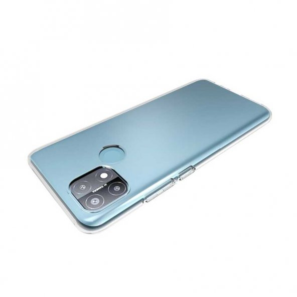 Oppo A15 Kılıf Şeffaf Süper Silikon Kamera Korumalı - 3