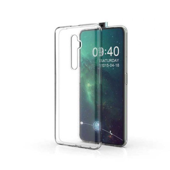 Oppo Reno 2Z Kılıf Şeffaf Süper Silikon Kamera Korumalı - 4