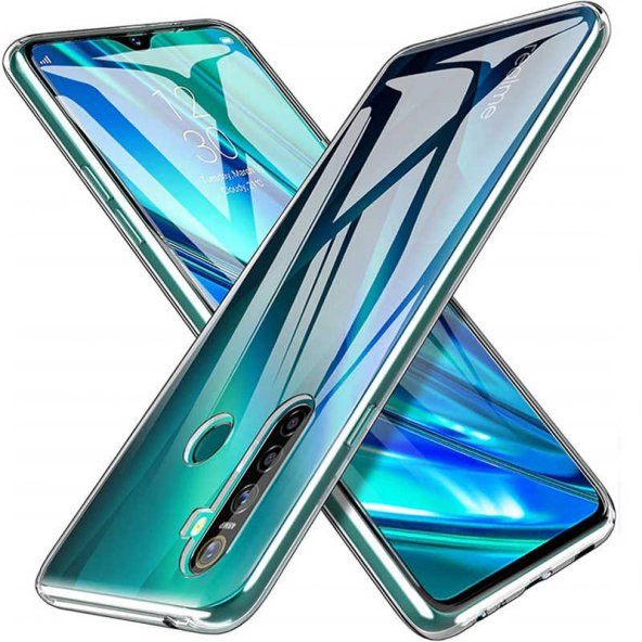 Realme 5i Kılıf Şeffaf Süper Silikon Kamera Korumalı - 2