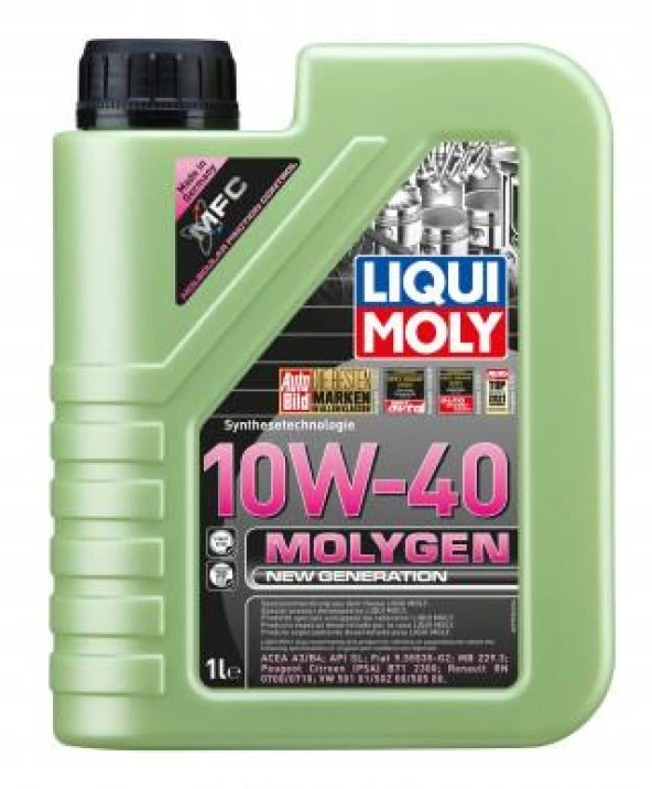 Liqui Moly Molygen New Generation 10w-40 Motor Yağı 1 Litre 9955