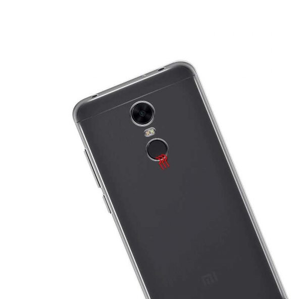 Xiaomi Redmi 5 Plus Kılıf Şeffaf Süper Silikon Kamera Korumalı - 4