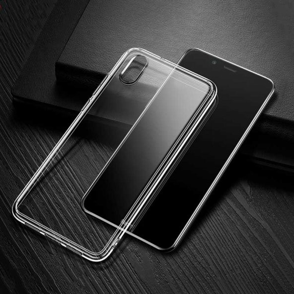 Xiaomi Redmi 7A Kılıf Şeffaf Süper Silikon Kamera Korumalı - 4