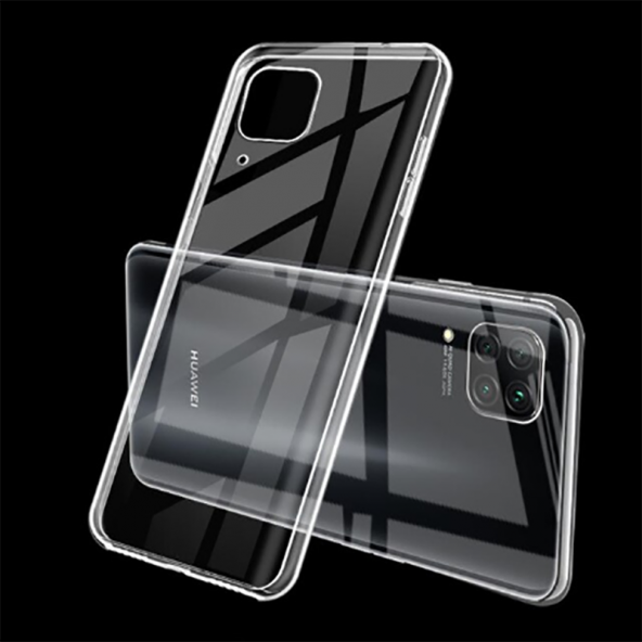 Huawei P40 Lite Kılıf Zore Süper Silikon Kamera Korumalı + Cam - 3