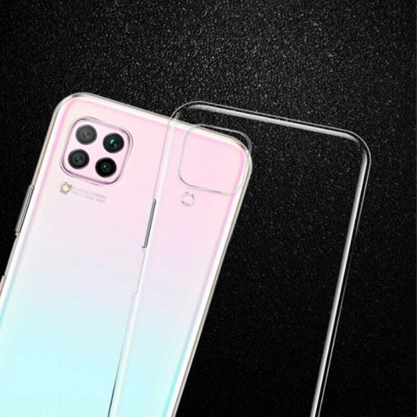 Huawei P40 Lite Kılıf Zore Süper Silikon Kamera Korumalı + Cam - 8