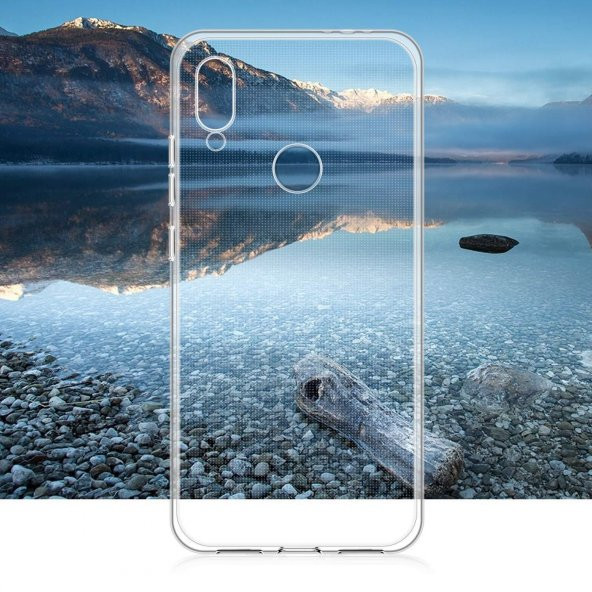 Redmi Note 7 Zore Süper Silikon Kılıf Kamera Korumalı + Cam - 6